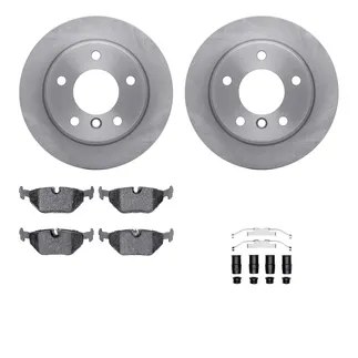 R1 Concepts WFWH1-31059 E- Line Series Brake Rotor W/ Ceramic Brake Pads & Hdw